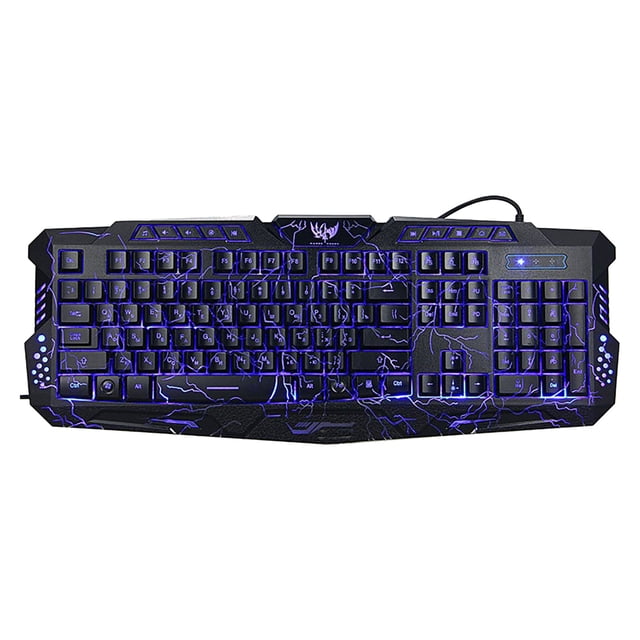 Clavier de Jeu M200 Éclairé avec Rétroéclairage DEL Dynamique et Connectivité USB Réactive