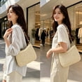 thumbnail image 6 of Straw Shoulder Bag for Women Summer Small Boho Woven Shoulder Purse Beach Vacation Tote Bag Handbag, 6 of 6