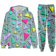 thumbnail image 3 of Pantalones de chándal retro de los años 80 y 90, de manga larga, con gráficos divertidos en 3D, unisex, deportivos, informales, para Halloween, 3 of 5