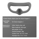 thumbnail image 3 of Cubiertas de máscaras faciales Funda de silicona para máscara facial, almohadilla para gafas de vuelo para DJI Avata Goggles 2 (gris), 3 of 9