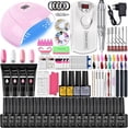thumbnail image 3 of Kit de uñas acrílicas con secador de lámpara, juego de manicura profesional para arte de uñas, barnices acrílicos, Kit de gel, máquina pulidora de uñas, herramientas de manicura de salón, 3 of 4