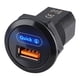 thumbnail image 2 of Toma carga para coche 12-24V 18W QC3.0 USB autobús RV camión ATV, 2 of 8