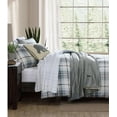 thumbnail image 5 of Eddie Bauer Alder Plaid Reversible 3 Piece Comforter Set, King Blue/Grey, 5 of 14