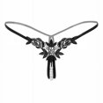 thumbnail image 5 of Tanga de cintura baja con bordado Floral para mujer, ropa interior fina ahuecada, bragas sin costuras, lencería Sexy, 5 of 5