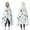 White Daisy Flower, variant on Wearable Blanket,White Daisy Flower Pattern Hooded Wearable Flannel Blanket for Adults & Teens,Winter Poncho Shawl Wrap Cape Cozy Anti-Pill,50"x60"