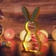 thumbnail image 5 of Señales Mesa Decoraciones en Forma Conejo Adornos Lámpara Pascua Conejito Múltiple Que Funciona Con Operación Baterías para La Fiesta, 5 of 9
