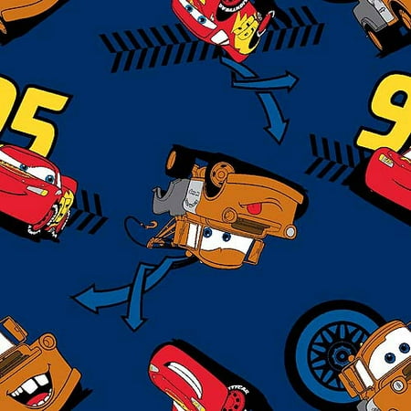 Disney Cars Mcqueen & Mater Toss Fabric