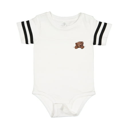 

Inktastic Pocket Chocolate Doodle Gift Baby Boy or Baby Girl Bodysuit