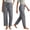 0_ Gray, variant on Womens Linen Jogger Ankle Pants, Drawstring Waistband, Breathable Natural Fabric with Relaxed Fit for Daily Fashion Styling Yellow S