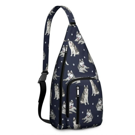 Pet Lover s Vintage Dog Sling Bag - Floral Canine Design Shoulder Backpack (Organized Multi-Pocket  Stylish & Functional)