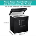 thumbnail image 3 of All Weather Chest Freezer Cover Deep Protector Freezer for Outdoor Use,UV Resistant, 3 of 5