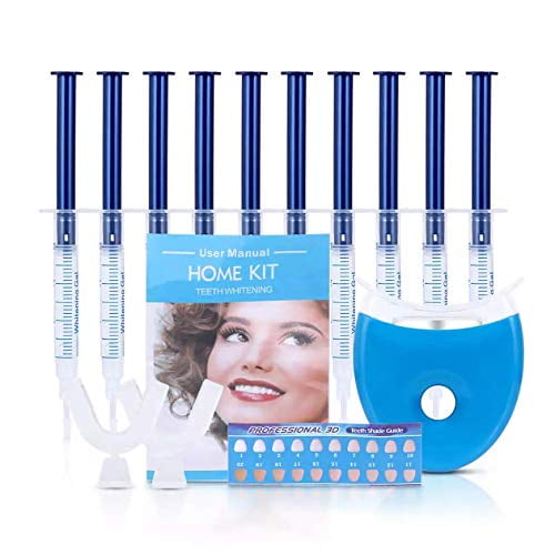 EHM ALTA AURA GLOWZ Teeth Whitening Kit (10) ALTA AURA Gels (2) Trays (1) AURA BLUE White LED Light