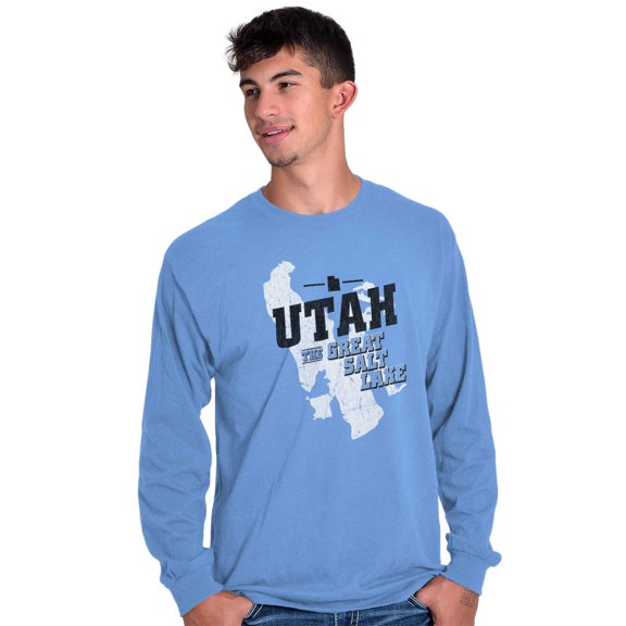 Great Salt Lake Utah State Pride Long Sleeve TShirt Men Women Brisco Brands S