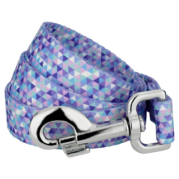 Country Brook Petz - Mermaid Mosaic Dog Leash (1 Inch, 6 Foot)