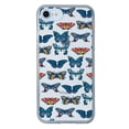 thumbnail image 1 of Funda Antigolpes InstaCase para iPhone SE 2020 mariposas patron Uso Rudo, 1 of 4