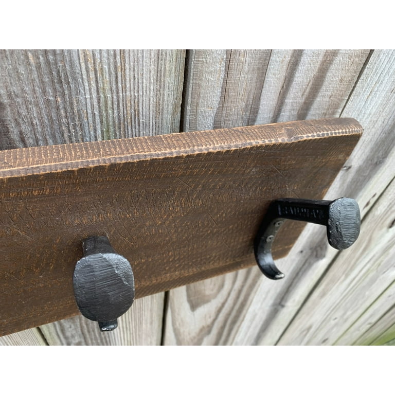 Handcrafted Rustic Farmhouse Wooden Cap Cowboy Hat Rack