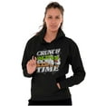 thumbnail image 3 of Saint Paddys Crunch Time Tootsie Owl Unisex Plus Fleece Graphic Hoodie Brisco Brands 2X, 3 of 5