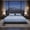 Blue, variant on MORVEE Lightweight Super Soft Breathable 500 TC GLACE COTTON 3 Pieces Single Bed Bedsheet Set , 1 Bedsheet And 1 Pillow Cover , Wrinkle Resistant - Purple - Solid