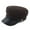Coffee, variant on ZSQDM Men's and Women's Cap Vintage beret Cap Flat Top Comfortable Breathable Cap beanie Maga Hat berets Valve Stem Caps