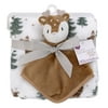 Parent's Choice 2-Piece Woodland Deer Baby Blanket and Deer Lovie Set, Baby Girl, Infant, Plush