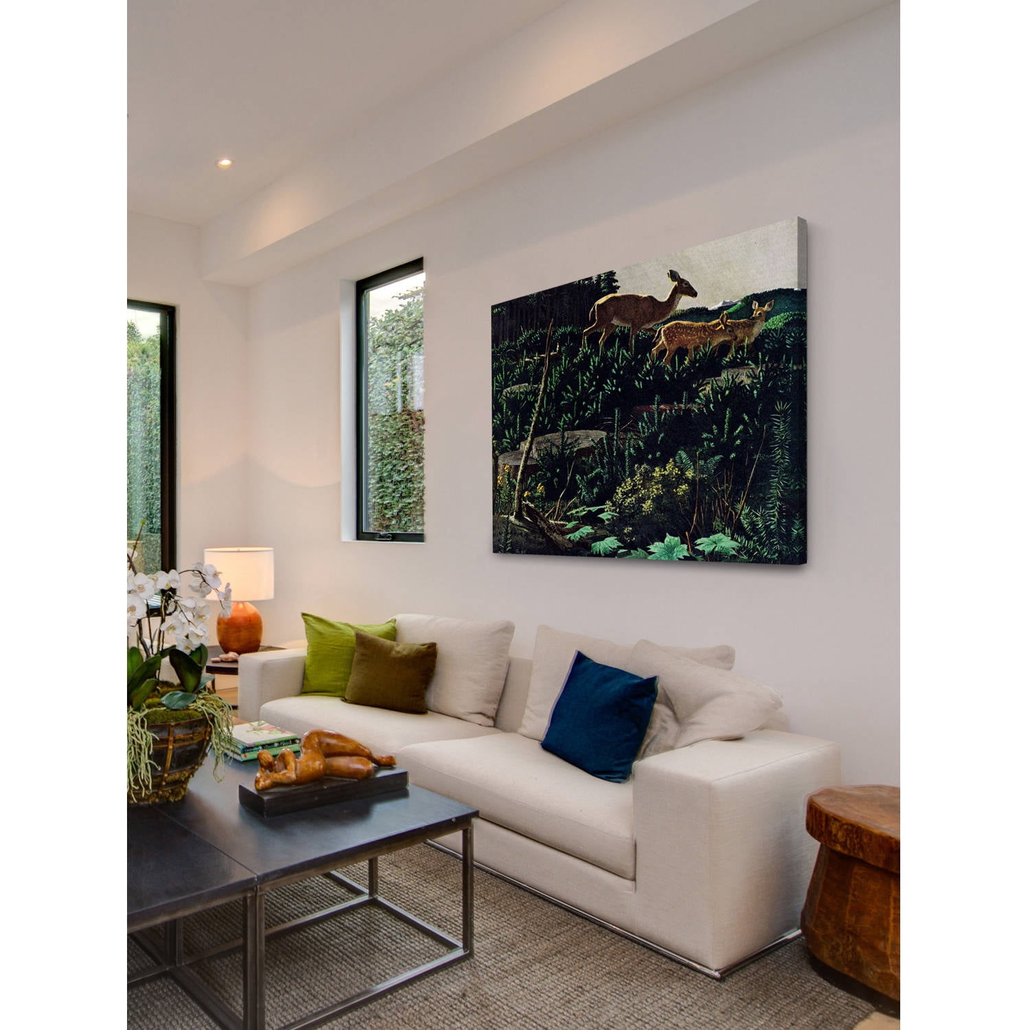 Marmont Hill - "Black Tail Deer" Painting Print on Wrapped Canvas