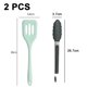 thumbnail image 2 of Juego de utensilios de cocina de silicona - El juego de herramientas de cocina incluye espátula de drenaje y clips para alimentos - 2 piezas, 2 of 5