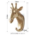 thumbnail image 1 of SAYOO Colgador de Ropa para casa, Gancho Decorativo con Forma de Cabeza de Animales en Oro/Negro/Blanco para Pasillo, Vestuario, Armario SAYOO  casual, 1 of 4