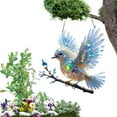 thumbnail image 5 of Graddi Spirit Bluebird, Hummingbird Suncatcher, Winged Cardinal Christmas Ornaments, Acrylic Colorful Birds Christmas Decoration for Windows & Doors (2), 5 of 7