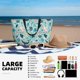 thumbnail image 5 of Disketp Sea Animal Bolsa de Playa de Gran Capacidad, Bolso Impermeable y a Prueba de Arena para Mujer, Ideal para Playa, Piscina y Natación, 5 of 7