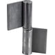 thumbnail image 3 of Bisagras de puerta soldadas - metal - altura = 82 mm bisagras robustas para puertas de jardín y máquinas 2 piezas, 3 of 5