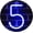 5, variant on LED Neon Number Lights, Neon Night Light Wall Decorative Night Light for Kids Bedroom Battery USB Operated Blue