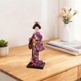 thumbnail image 4 of Muñeca kimono de geisha japonesa asiática coleccionable, artesanía tradicional de 9 pulgadas para oficina Estilo E, 4 of 8