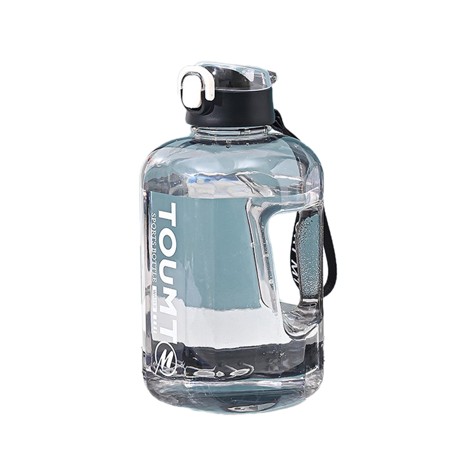3pcs THE GYM KEG Sports Water Bottle Half Gallon Carry Handle Big Water Jug for Sport Large Reusable Water Bottles Eco-friendly, Leakproof 2200mL