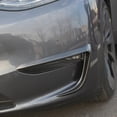 thumbnail image 4 of Miulika Front Fog Light Cover Wind Knife Protection Sides Decoration Blade Trim Bumper Carbon Fiber Pattern, 4 of 9