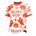 thumbnail image 2 of Halloween Shirts for Men Short Sleeve Horror Ghost Pumpkin Graphic Tshirts Vintage Crew Neck Spooky Season Tee, S, 2 of 5