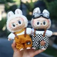 thumbnail image 2 of Mini ropa de muñeca de peluche de 17cm, accesorios de atuendo para Corea, Kpop Exo Labubu Idol, monos, pantalones, conjunto de ropa para muñeca Macaro, 2 of 5