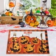 thumbnail image 5 of Home and Kitchen Qwtwty New Halloween Placemats Dining Table Coffee Table Party Decorations Table Mats Heat Insulating Mats Digital Printing Linen Tablecloths, 5 of 5