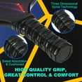 thumbnail image 3 of Uxcell Pickleball Paddles Set, Light Fiberglass Pickleball Set Geometric Purple, 3 of 7