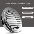 2 Pack Of Stainless Steel Air Vents PartsExtra Louvered Grille Cover