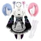 thumbnail image 2 of Disfraz de Ram Rem Re:zero Kara Hajimeru Isekai Seikatsu, traje negro de sirvienta, delantal para mujer, disfraces de Halloween, 2 of 4