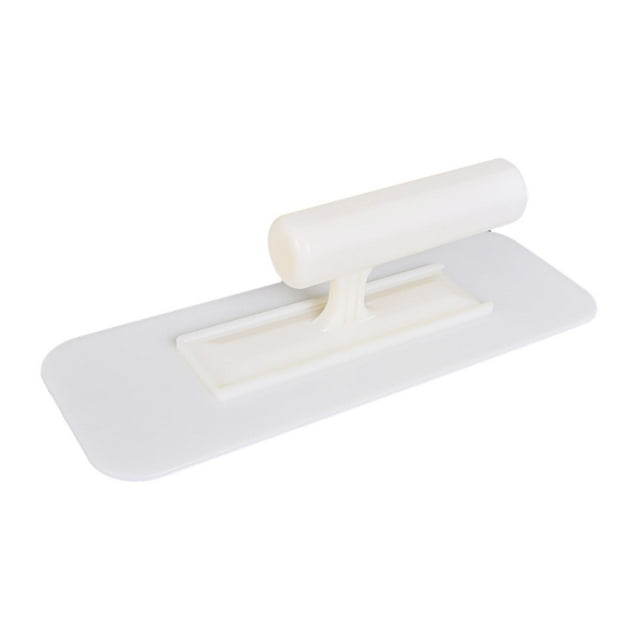 Cement drywall plastering trowel, white, removable construction tool for drywall Size L Round Corner