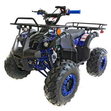 Supermach 125cc Gas ATV with Automatic Transmission and Reverse LED Headlights