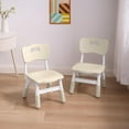 thumbnail image 2 of Adjustable Toddler 2 Chairs Set, 3 Level Adjustable Children’s Chair for Age2-8, Durable and Lightweight, Maximum Load-Bearing 180LBS, Plastic Kids Chairs for Classroom/Daycare/Home, 2 of 7