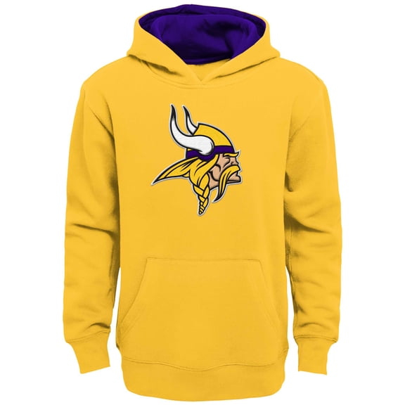 Youth Outerstuff Gold Minnesota Vikings Prime Pullover Hoodie