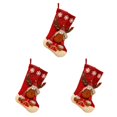 thumbnail image 3 of Yuarrent Colgante de calcetín de Navidad Calcetín Dulce Snack Colgando Bolsa de regalo Fiesta Año nuevo Adorno Familia Chimenea Árbol Estilo Type1 NO1 Yuarrent CBP162484, 3 of 6