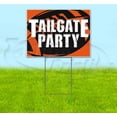 thumbnail image 1 of Tailgate Party Bengals (18" x 24") Yard Sign, Includes Metal Step Stake, 1 of 6