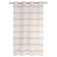 thumbnail image 2 of nqOlkjepod Outdoor Curtains for Patio Waterproof, Pink Striped Outdoor Privacy Panels Grommet, Rustic Pink Stripe Modern Art Beige Blackout Outside Curtains for Porch/Cabana 54"x108", 1 Panel, 2 of 8