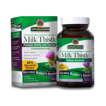 Nature's Answer - Milk Thistle Seed Extract - 120 Vegetarian Capsules