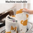 thumbnail image 5 of Cartoon Corgi Bathroom Rugs Mat,Non Slip Microfiber Bathroom Rug,Rubber Backing,Soft Bathroom Mats for Bathroom Floor,Tub and Shower,60x24in(150x60cm), 5 of 5