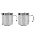thumbnail image 2 of Mug en Acier Inoxydable 304 Portable avec Poignée Pliable pour le Camping de Voyage Randonnée Bouche Arrondie, Tasse Saine et Multi Fonctionnelle en Toute Sécurité, 2 of 8